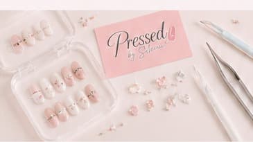 Pressed by Selena custom nail design workspace